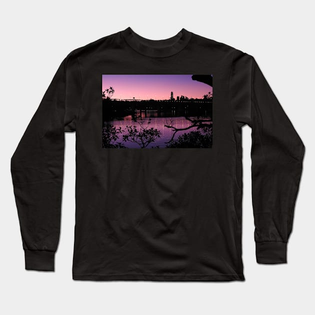 Sunrise at Sisters Bay on Iron Cove Long Sleeve T-Shirt by kirstybush